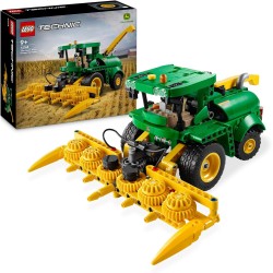 LEGO Technic John Deere 9700 Forage Harvester, Trattore Giocattolo Funzionante, Veicolo Mietitrebbia da Costruire, 42168