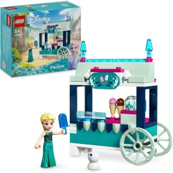 LEGO Disney Princess Le Delizie al Gelato di Elsa di Frozen, Carretto dei Gelati Giocattolo delle Principesse da Costruire, con 