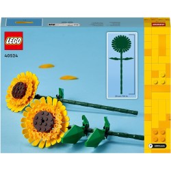 LEGO Creator Girasoli Set di Fiori Finti da Costruire, Bouquet da Esporre come Accessorio per la Camera da Letto o come Decorazi