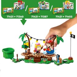 LEGO Super Mario Pack di Espansione Concerto nella Giungla di Dixie Kong con le Figure di Dixie Kong e Pagal il Pappagallo, Cost