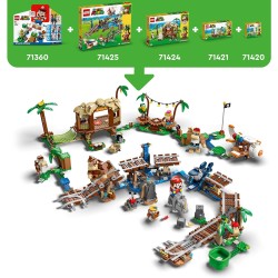 LEGO Super Mario Pack di Espansione Concerto nella Giungla di Dixie Kong con le Figure di Dixie Kong e Pagal il Pappagallo, Cost