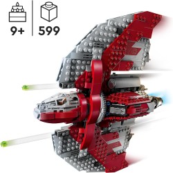 LEGO Star Wars Shuttle Jedi T-6 di Ahsoka Tano, Astronave con 4 Minifigure Incluse Sabine Wren e Marrok con Spade Laser, 75362