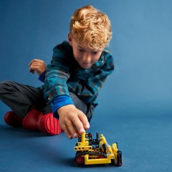 LEGO Technic Bulldozer da Cantiere, Set con Veicolo Giocattolo da Costruire, Regalo per i Fan delle Costruzioni, 42163