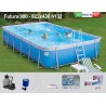 PISCINA FUTURA 900 TOP - 780x390 H 132 (made in Italy) New plast