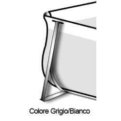 PISCINA FUTURA 1000 TOP - 915x520 H 132 (made in Italy) New plast