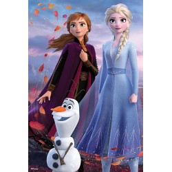 Prime 3D Puzzle lenticolare Disney Frozen Elsa, Anna e Olaf, 200 pezzi, Multicolore, 33030