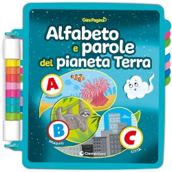 Clementoni - 16647 - Sapientino - Girapagina, Lâ€™Alfabeto Del Pianeta Terra - Libro Educativo Ed Interattivo Per Stimolare L In