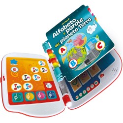 Clementoni - 16647 - Sapientino - Girapagina, Lâ€™Alfabeto Del Pianeta Terra - Libro Educativo Ed Interattivo Per Stimolare L In