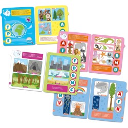 Clementoni - 16647 - Sapientino - Girapagina, Lâ€™Alfabeto Del Pianeta Terra - Libro Educativo Ed Interattivo Per Stimolare L In