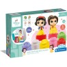 Clementoni - 17843 - Soft Clemmy - Disney Snow White &amp; Belle Playset - Costruzioni Prima Infanzia, Mattoncini Morbidi Impila