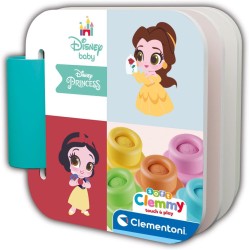 Clementoni - 17843 - Soft Clemmy - Disney Snow White &amp; Belle Playset - Costruzioni Prima Infanzia, Mattoncini Morbidi Impila