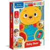 Clementoni - 17856 - Busy Baby Bear - Gioco Educativo Tavola Montessori con Elementi in Legno, Stimola ManualitÃ  Fine, attivitÃ