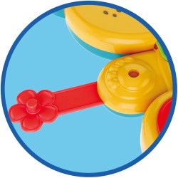 Clementoni - 17856 - Busy Baby Bear - Gioco Educativo Tavola Montessori con Elementi in Legno, Stimola ManualitÃ  Fine, attivitÃ