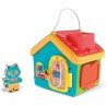 Clementoni - 17857 - Montessori Lock &amp; Key Activity House - Educativo 1 Anno, Giochi Montessori 12 Mesi, Elementi in Legno, 