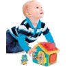 Clementoni - 17857 - Montessori Lock &amp; Key Activity House - Educativo 1 Anno, Giochi Montessori 12 Mesi, Elementi in Legno, 