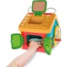 Clementoni - 17857 - Montessori Lock &amp; Key Activity House - Educativo 1 Anno, Giochi Montessori 12 Mesi, Elementi in Legno, 
