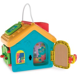 Clementoni - 17857 - Montessori Lock &amp; Key Activity House - Educativo 1 Anno, Giochi Montessori 12 Mesi, Elementi in Legno, 