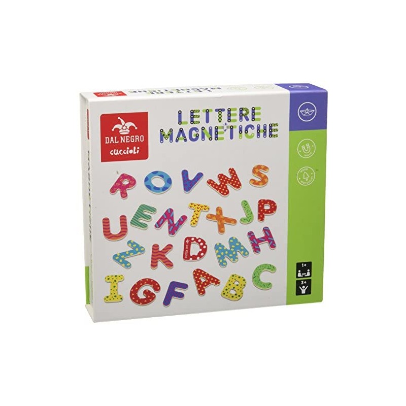 Dal Negro 53827 - Lettere Magnetiche 77 pezzi