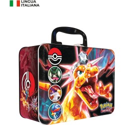 Gamevision - PokÃ©mon Bauletto da Collezione del GCC, Autunno 2023, Meowscarada, Skeledirge e Quaquaval, Tre Carte Promozionali 