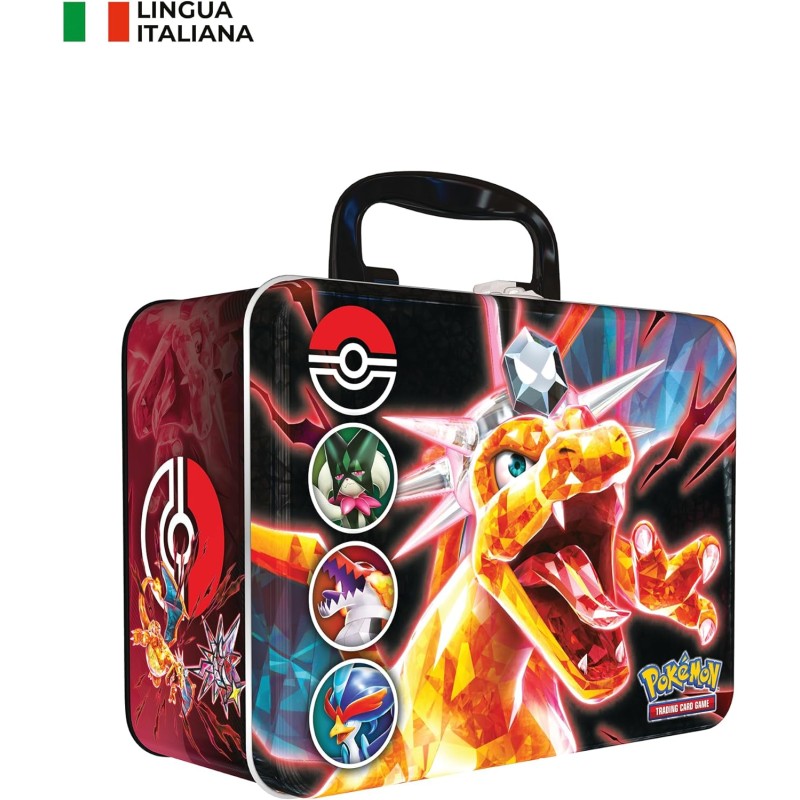 Gamevision - PokÃ©mon Bauletto da Collezione del GCC, Autunno 2023, Meowscarada, Skeledirge e Quaquaval, Tre Carte Promozionali 