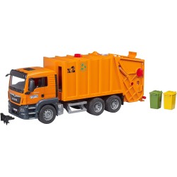 BRUDER 1693 - MAN TGS Camion della spazzatura Arancione
