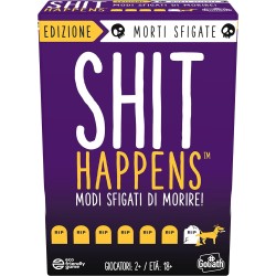 Shit Happens, Modi Sfigati di Morire, dai 18 anni in su, Party Game, Gioco Divertente, Shitty Ways to Die