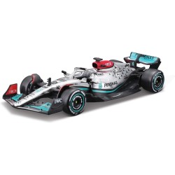 Bburago - Formula 1 - MERCEDES AMG Petronas F1 Team W13 (2022) #44 Lewis Hamilton - scala 1:43 - modellino in metallo