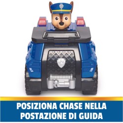Paw Patrol - Macchina della Polizia di Chase, Veicolo e Personaggio Chase, Giochi Bambini, 3+ anni - 6069059