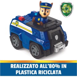 Paw Patrol - Macchina della Polizia di Chase, Veicolo e Personaggio Chase, Giochi Bambini, 3+ anni - 6069059