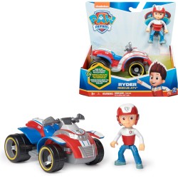 Paw Patrol - Quad di Salvataggio di Ryder, Veicolo e Personaggio Ryder, Giochi Bambini, 3+ Anni - 6069067