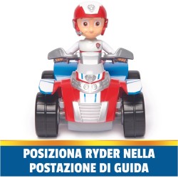 Paw Patrol - Quad di Salvataggio di Ryder, Veicolo e Personaggio Ryder, Giochi Bambini, 3+ Anni - 6069067