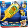 Paw Patrol - Veicolo Trasformabile Aqua Pups di Rubble per Avventure Marine, Personaggio di Rubble incluso, 3+ anni - 6066158