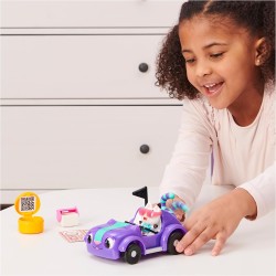 Gabby s Dollhouse - La macchina di Carlita con Personaggio Pandi Panda e Accessori, dai 3 Anni in su - 6062145