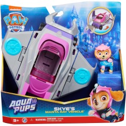 Paw Patrol - Veicolo Trasformabile Aqua Pups di Skye per Avventure Marine, Personaggio di Skye incluso, 3+ anni - 6066141