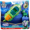 Paw Patrol - Veicolo Trasformabile Aqua Pups di Rocky per Avventure Marine, Personaggio di Rocky incluso, 3+ anni - 6066142