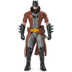 DC Comics - Action Figure Batman Armatura Marrone, Personaggio Mondo Batman Alto 30 cm con 11 Punti di Articolazione, 3+ anni - 