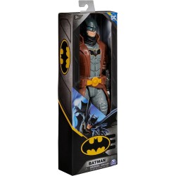 DC Comics - Action Figure Batman Armatura Marrone, Personaggio Mondo Batman Alto 30 cm con 11 Punti di Articolazione, 3+ anni - 