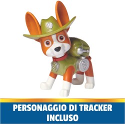 Paw Patrol - Veicolo Jungle Cruiser di Tracker, Veicolo e Personaggio Tracker, 3+ anni - 6069071