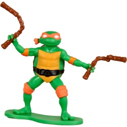 Giochi preziosi - Tartarughe Ninja - Statuetta di 5 cm, rappresentazione dei personaggi, modello casuale, per bambini dai 4 anni