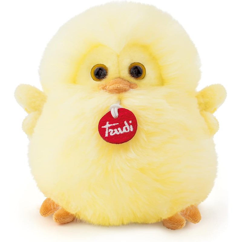 Trudi 11078 - Fluffies - Fluffy Chick: Tenero Pulcino di Peluche Giallo