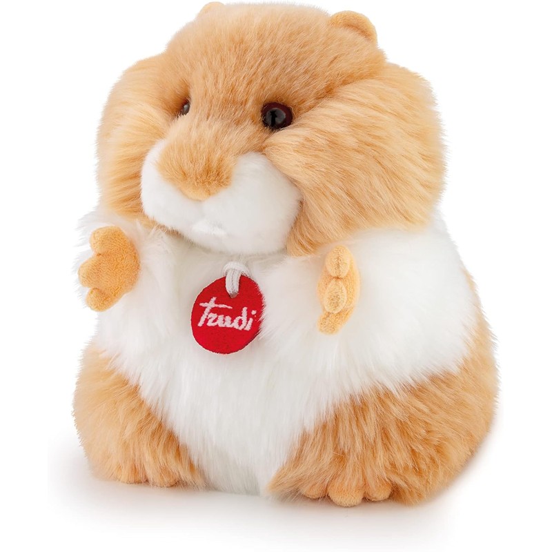 Trudi 11994 - Fluffies - Fluffy: Tenero Criceto di Peluche Bianco/Beige