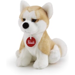 Trudi 22663 - Akita Ascanio Peluche Taglia S colore Beige/Bianco