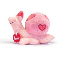 Trudi 52242 - Lumachina Trudino Peluche cuore con dedica, regalo San Valentino | 16x32x20cm taglia M | Celebration