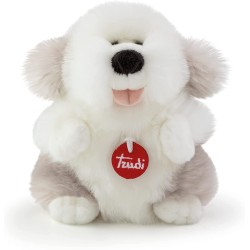 Trudi TUDH0000 - Fluffy Cane, Colore Bianco e Grigio