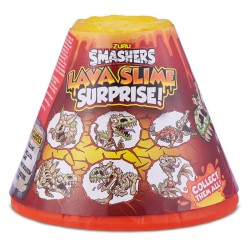 Zuru - Smashers Collezionabile - Lava Slime Surprise Con Scheltro Di Dinosauro Da Montare - Assortimento casuale - ZURU7472TQ1