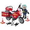 Playmobil - Action Heroes 71466 Moto dei pompieri, con una radio e un estintore, giochi di ruolo divertenti - PM71466
