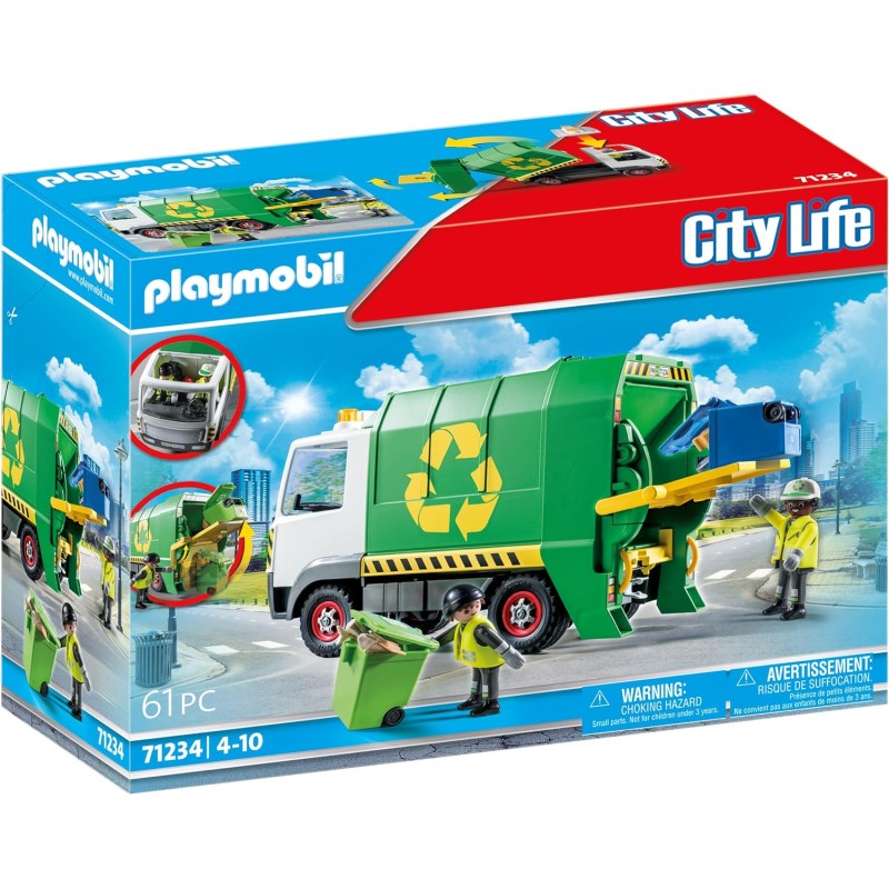 Playmobil - City Life 71234 - Recycling Truck - PM71234