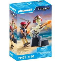 Playmobil - Pirates 71421 - Pirata con Cannone - PM71421