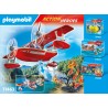 Playmobil - Act!on Heroes 71463 - Idrovolante dei pompieri, missioni eroiche di soccorso, con un vigile del fuoco, giochi di ruo