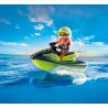 Playmobil - Act!on Heroes 71464 - Gommone dei pompieri e acquascooter, inclusi maschere da sub e pinne, giochi di ruolo diverten